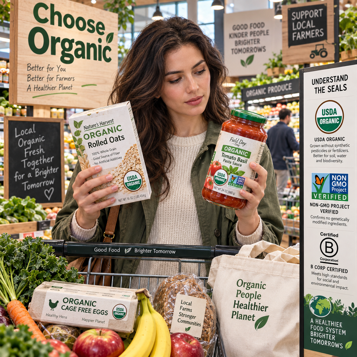 Cómo identificar productos verdaderamente orgánicos en el supermercado